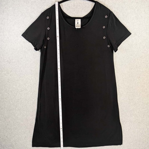 Vintage Beach by Jordan Taylor Black Cover Up Dress Women L Made in USA Swim - Picture 6 of 13